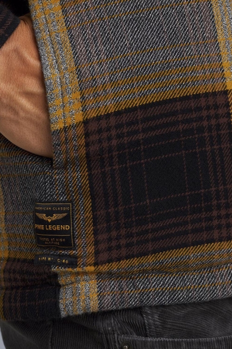 PME legend long sleeve shirt flanel yarndyed